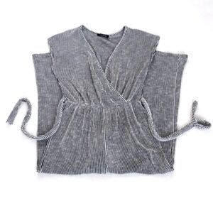 Caution To The Wind Black & White Stripe Sleeveless Jumpsuit Pantsuit M